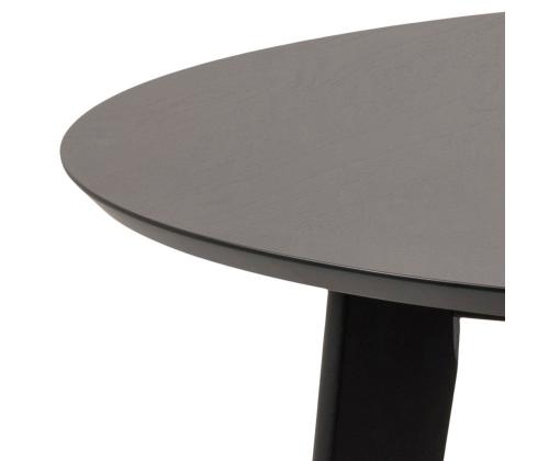 Ruokapöytä ROXBY, D105xH76cm, musta