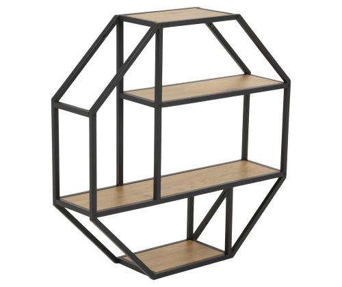 Seinähylly SEAFORD 77x20xH77cm, luonnollinen