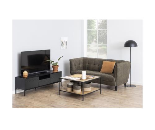 TV-pöytä SEAFORD, 140x40xH45cm, 1 laatikko, musta