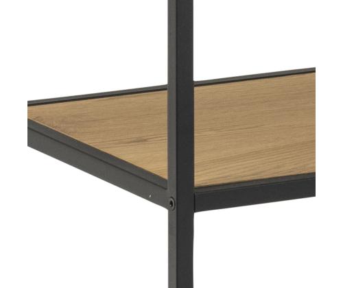 Hylly SEAFORD 135x35xH150cm, luonnonväri, jauhemaalattua metallia