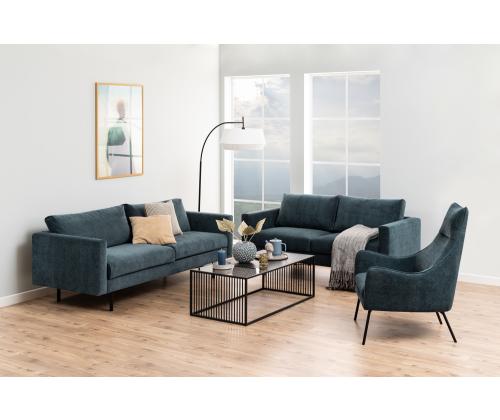 Sohvapöytä STRINGTON 120x60xK40cm, musta