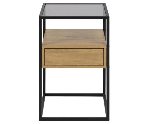 Yöpöytäkaappi RANDOLF 40x35xH60cm, harmaa