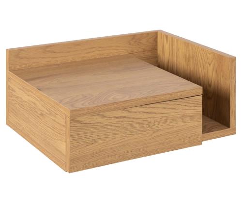 Yöpöytä ASHLAN 40x32xH16,5cm, luonnonvalkoinen