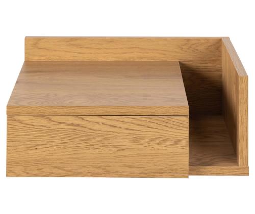 Yöpöytä ASHLAN 40x32xH16,5cm, luonnonvalkoinen