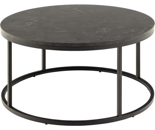 Sohvapöytä SPIRO D80xH40cm, musta