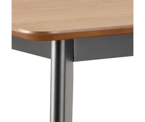 Baaripöytä ROXBY 120x60xH105cm, luonnollinen/musta