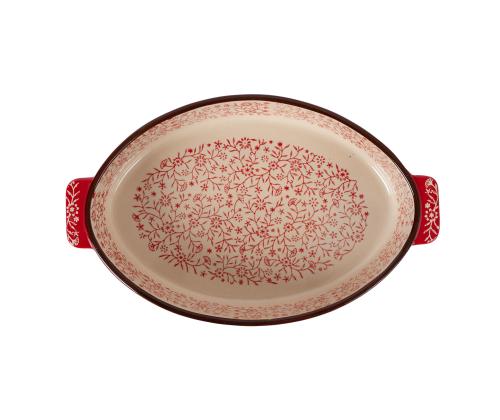 Uunimuotti STAR BAKE 33,2x20,3cm, punainen keramiikka