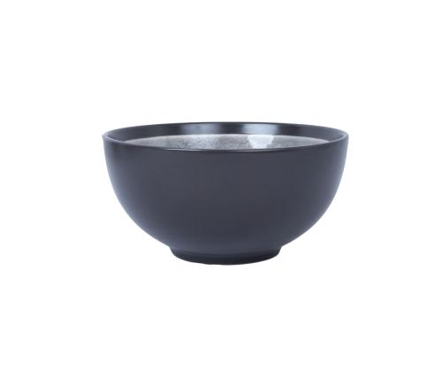 Kulho RITA D15xH8cm, musta/harmaa