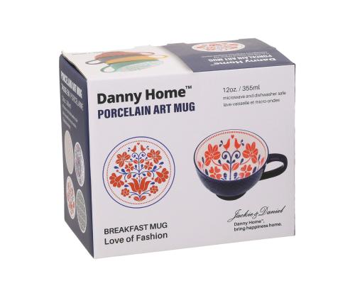 Muki SEREN H7,7cm 355ml, sininen/punainen