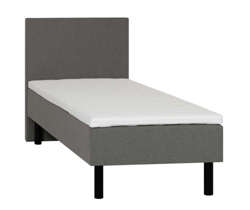 Hihna LANDE 90x200cm, pääty, harmaa, 7-vyöhykkeinen taskujousitus