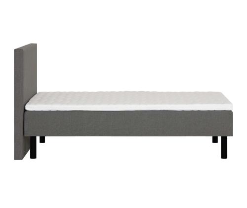 Hihna LANDE 90x200cm, pääty, harmaa, 7-vyöhykkeinen taskujousitus