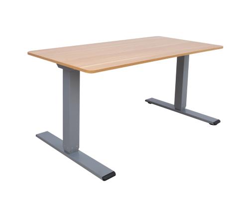 Työpöytä ERGO OPTIMAL 2 moottorilla 160x80cm, hikkori puu