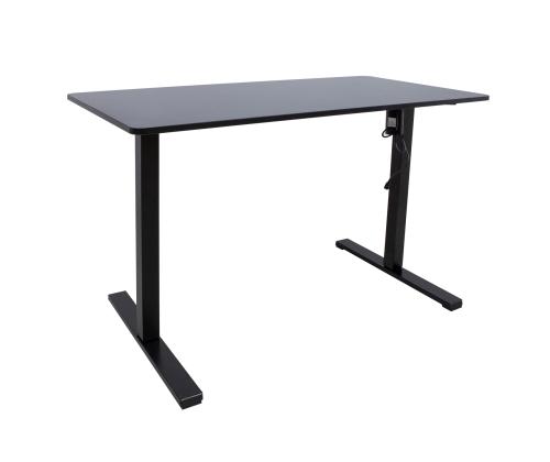 Työpöytä ERGO OPTIMAL 1 moottorilla 120x60cm, musta