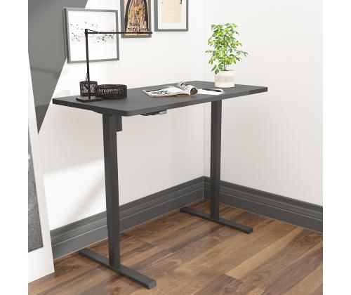 Työpöytä ERGO OPTIMAL 1 moottorilla 120x60cm, musta