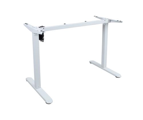 Pöytä ERGO LIGHT 1 moottorilla 120x60cm, valkoinen/tammi