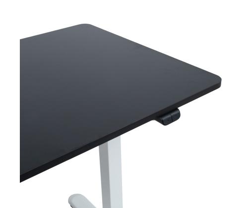 Pöytä ERGO LIGHT 1 moottorilla 120x60cm, valkoinen/musta
