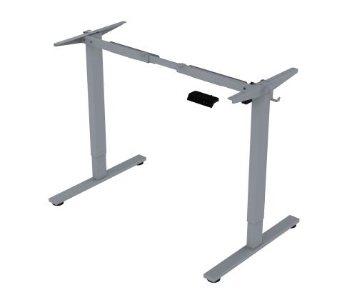 Työpöytä ERGO FIT 1 moottorilla 120x68xH71,5-116cm, tammi/harmaa harmaa harmaa