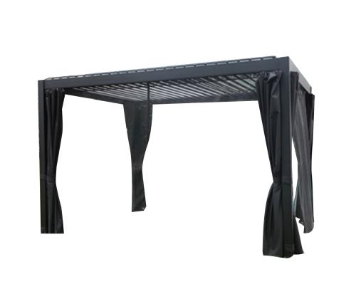 Katos MIRADOR-111 3x4m verhoilla, tummanharmaa