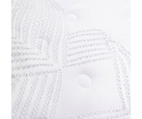 Sänky GLOSSY 160x200cm, patjalla HARMONY TOP, harmaa