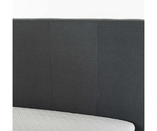 Sänky JUNO 90x200cm, patjalla KUKA DUO KID, harmaa