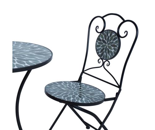 Parvekesetti MIRT pöytä ja 2 tuolia, vihreä