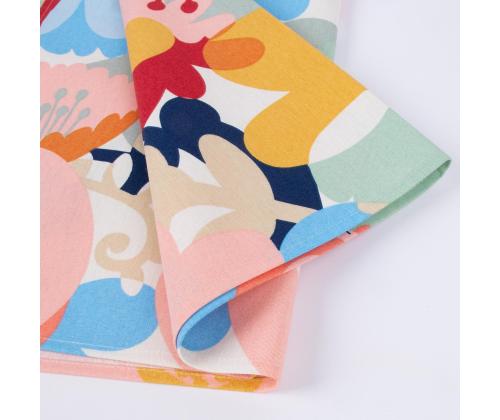 Linik NORDIC FLOWER 43x116cm, pohjoismainen kukka, kangas 332, 80% puuvillaa, 20% polyesteriä