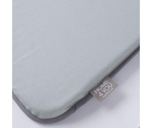 Tuolinpäällinen MY COTTON 39x39cm, paksuus 2,5cm, vaaleanharmaa, 100% puuvillaa, kangas 273