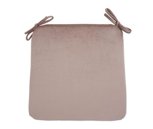 Tuolinpäällinen VELVET 2, 39x39cm, beige, kangas-386