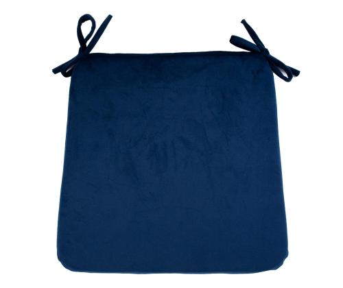 Tuolinpäällinen VELVET 2, 39x39cm, sininen, kangas-389