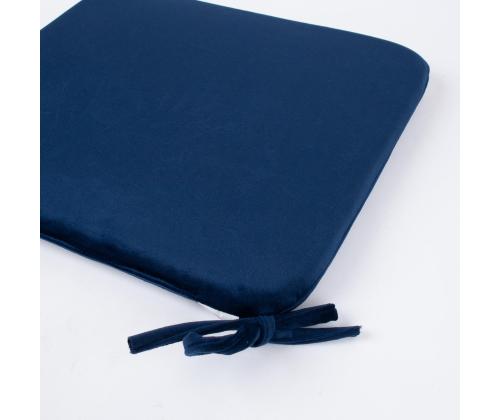 Tuolinpäällinen VELVET 2, 39x39cm, sininen, kangas-389