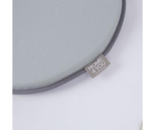 Tuolinpäällinen MY COTTON D38cm, paksuus 2,5cm, vaaleanharmaa, 100% puuvillaa, kangas 273