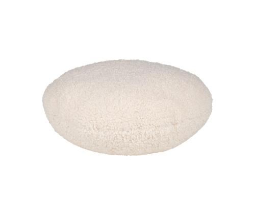 Pyöreä tyyny LARRY, D40x16cm, luonnonvalkoinen, 100% polyesteri, kangas 464