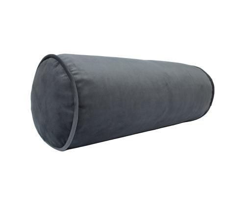 Rullatyyny VELVET D18x50cm, harmaa, 100% polyesteri
