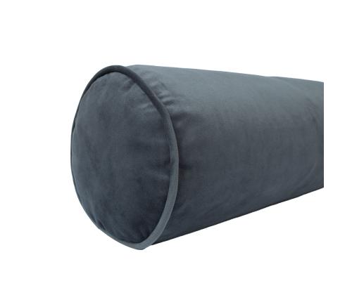 Rullatyyny VELVET D18x50cm, harmaa, 100% polyesteri