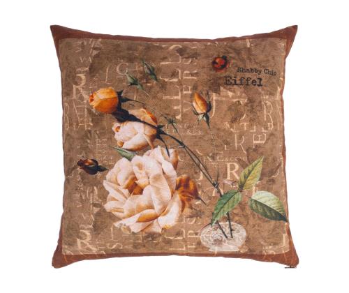 Tyyny SUNBRELLA, 40x40cm, ruskea ruusu, 100% puuvillaa, kangas 358