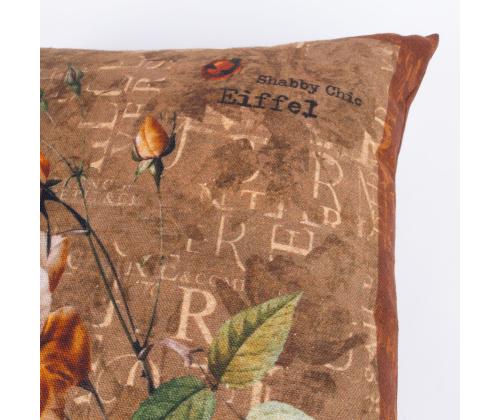 Tyyny SUNBRELLA, 40x40cm, ruskea ruusu, 100% puuvillaa, kangas 358