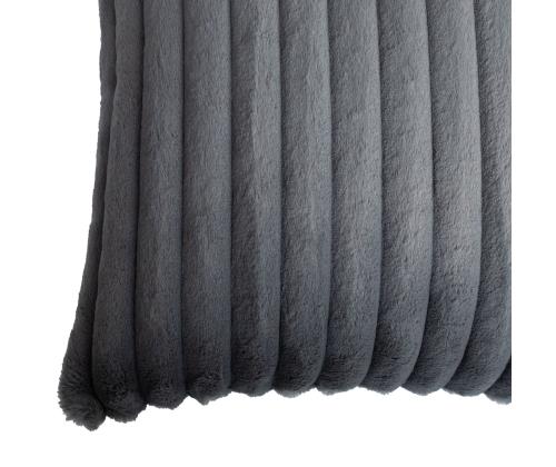 Tyyny FJORD 50x50cm, vetoketjullinen, tummanharmaa, 100% polyesteri, kangas 402