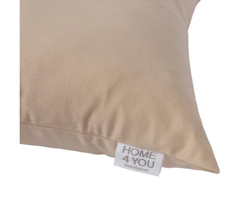 Tyyny VELVET NEW 50x50cm, lukolla, vaalea beige