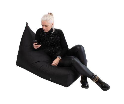 Laukkutuoli MR. BIG 130x80x20/70cm musta