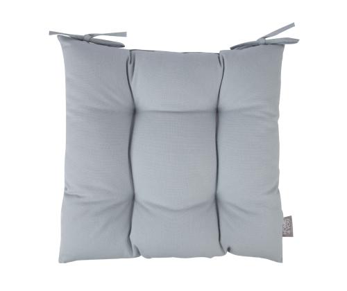 Tuolin tyyny MY COTTON 40x40cm, vaaleanharmaa, 100% puuvillaa, kangas 273