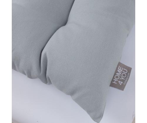 Tuolin tyyny MY COTTON 40x40cm, vaaleanharmaa, 100% puuvillaa, kangas 273