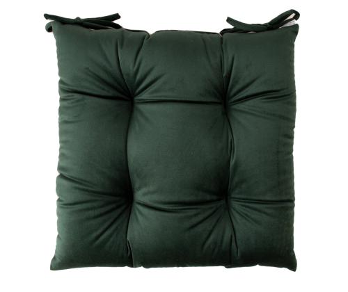 Tuolityyny VELVET 40x40cm, tummanvihreä, tummansininen