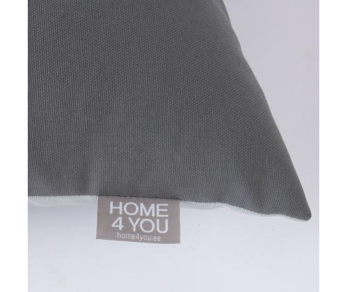 Tyyny MY COTTON 45x45cm, vaaleanharmaa/harmaa, 100% puuvillaa, kangas 274/273