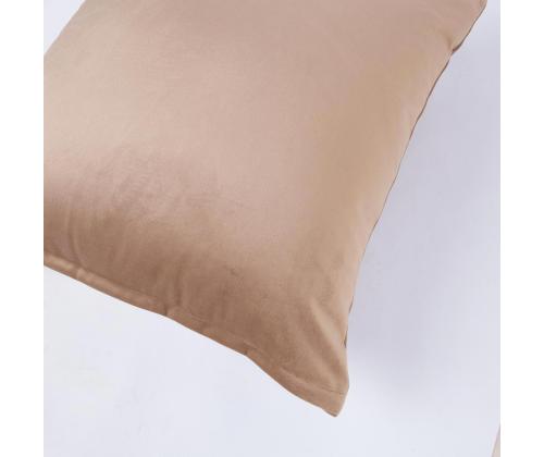 Tyyny VELVET 2, 45x45cm, beige, 100% polyesteri, kangas-386