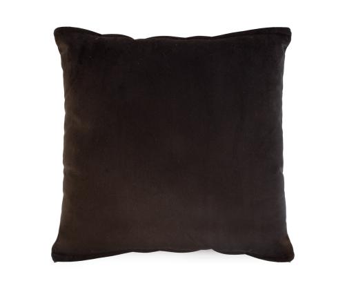 Tyyny VELVET 2, 45x45cm, musta, 100% polyesteri, kangas 411