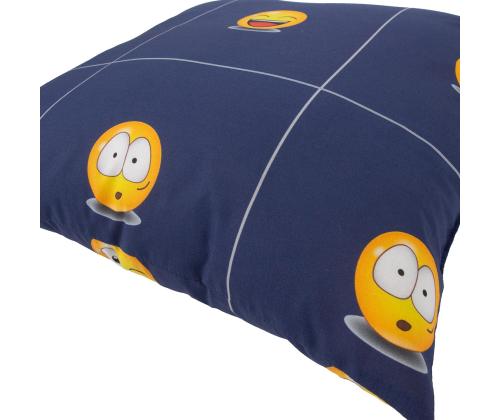 Tyyny LONETA 45x45cm, hymiöt, 100% puuvillaa, kangas 420