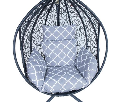 Riippumatto tyyny DROPLET harmaa rombi, kangas 469