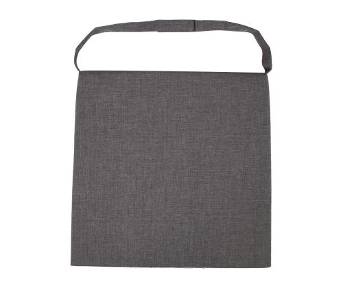 Tuolinpäällinen WICKER 2-3, 48x46x3cm, tummanharmaa, 100% polyesteri, kangas 942