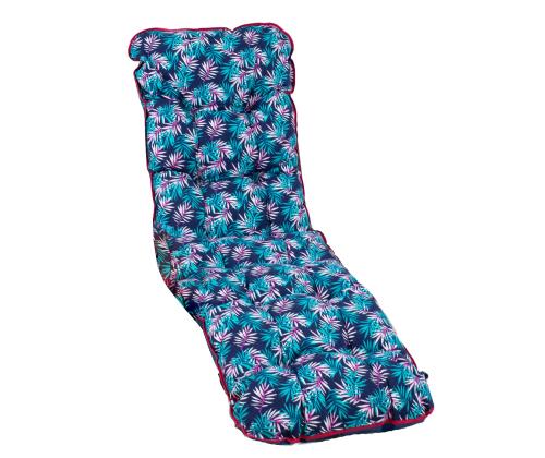 Tuolinpäällinen BADEN-SUMMER 48x165cm, lehdet, 20% polyesteri, 80% puuvilla, kangas 336