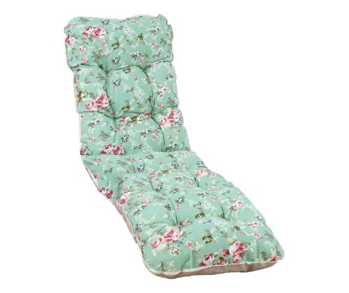 Tuolinpäällinen BADEN-SUMMER 48x165cm, ruusut, 20% polyesteri, 80% puuvilla, kangas 337